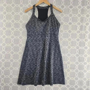 MPG Mondetta High Neck Racerback Fit & Flare Tank Dress L